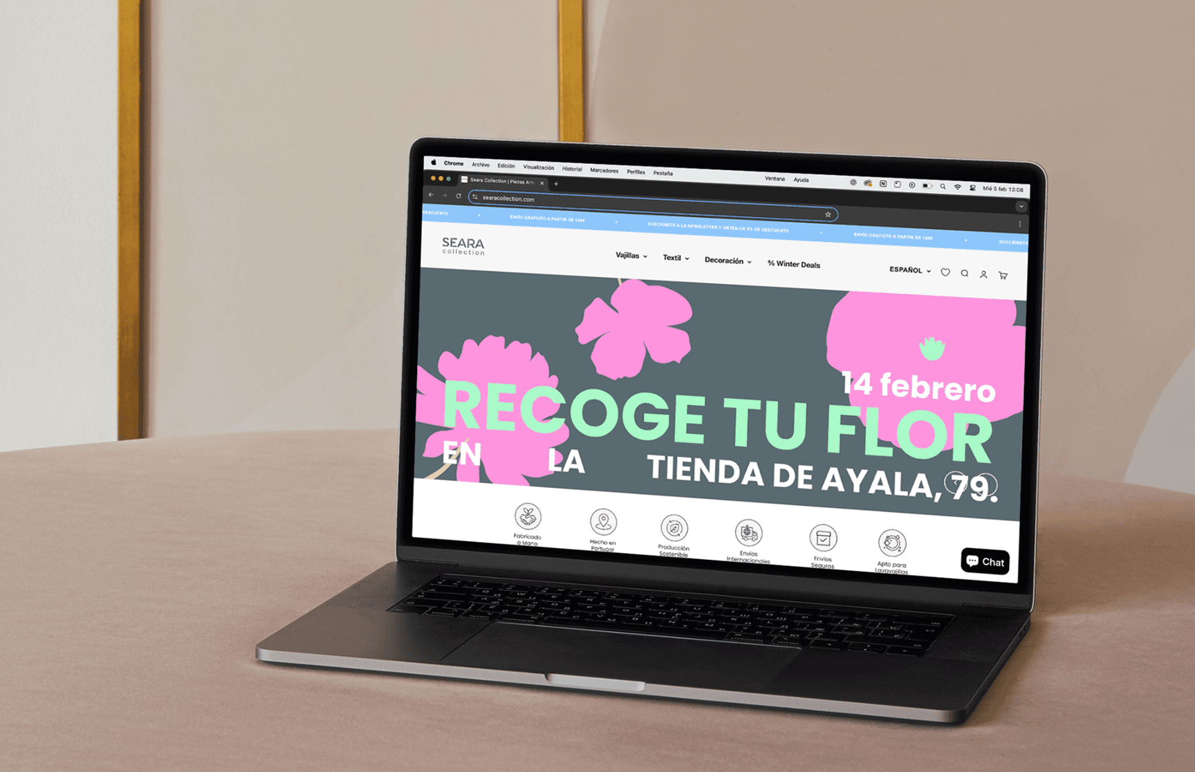 Seara Collection Home Decor Web Design