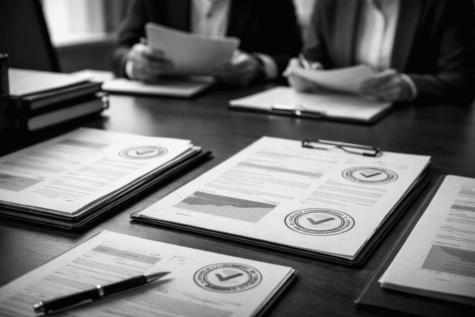 black click pen on white paper