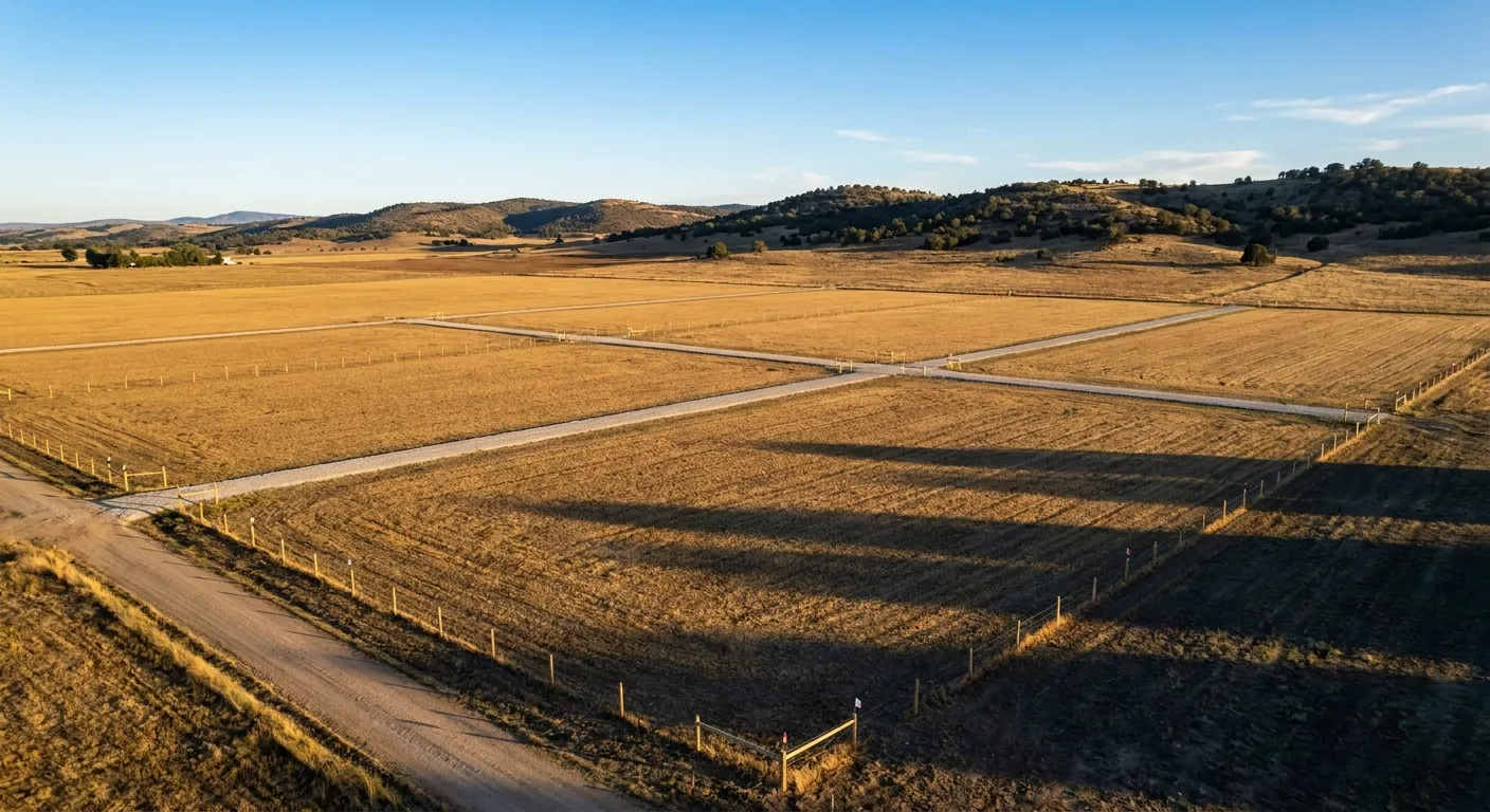 Expansive fields under a clear sky, showcasing the vastness of possibilities.