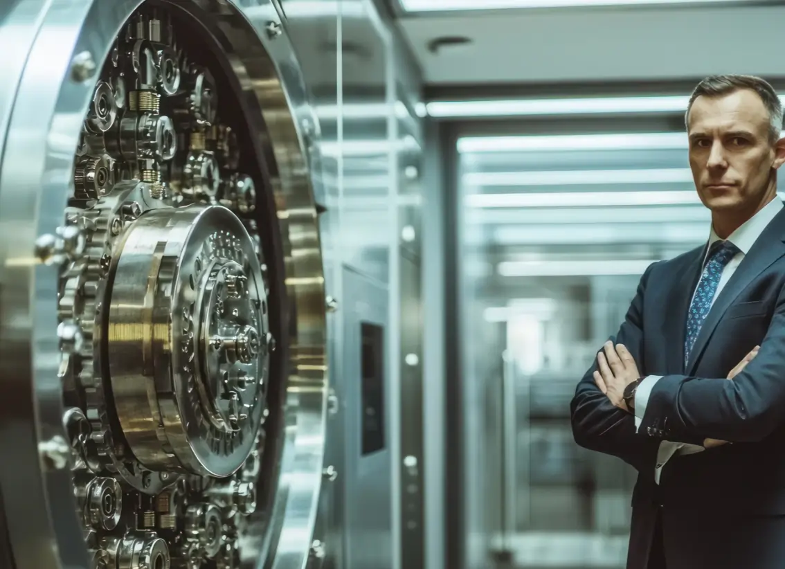 Bank cleaning security protocols require escort access and documented entry