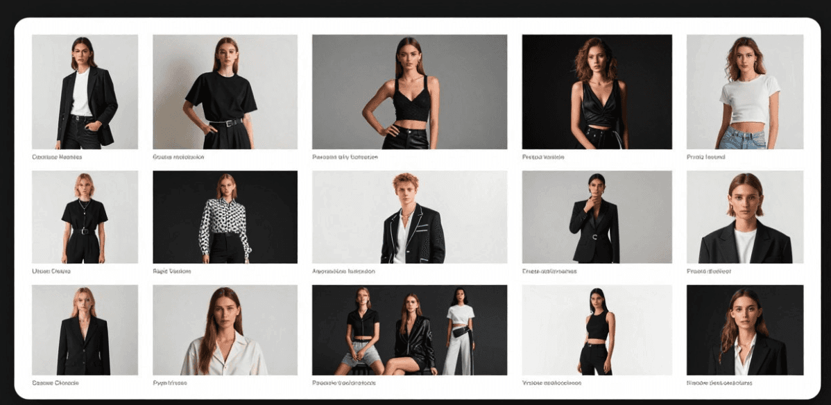 Innovative AI creative applications for fashion brands showing game-changing use cases