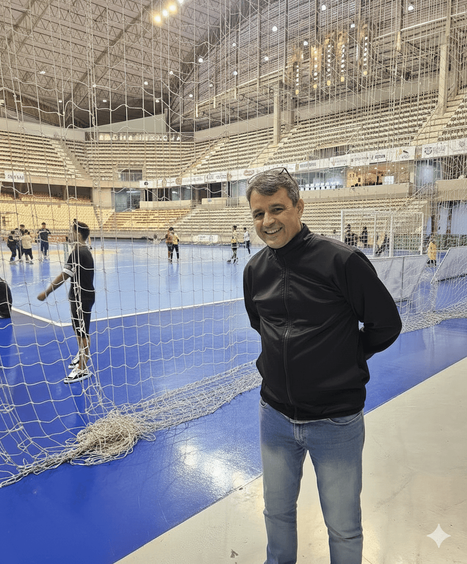 Coach explaining stuff to an athlete