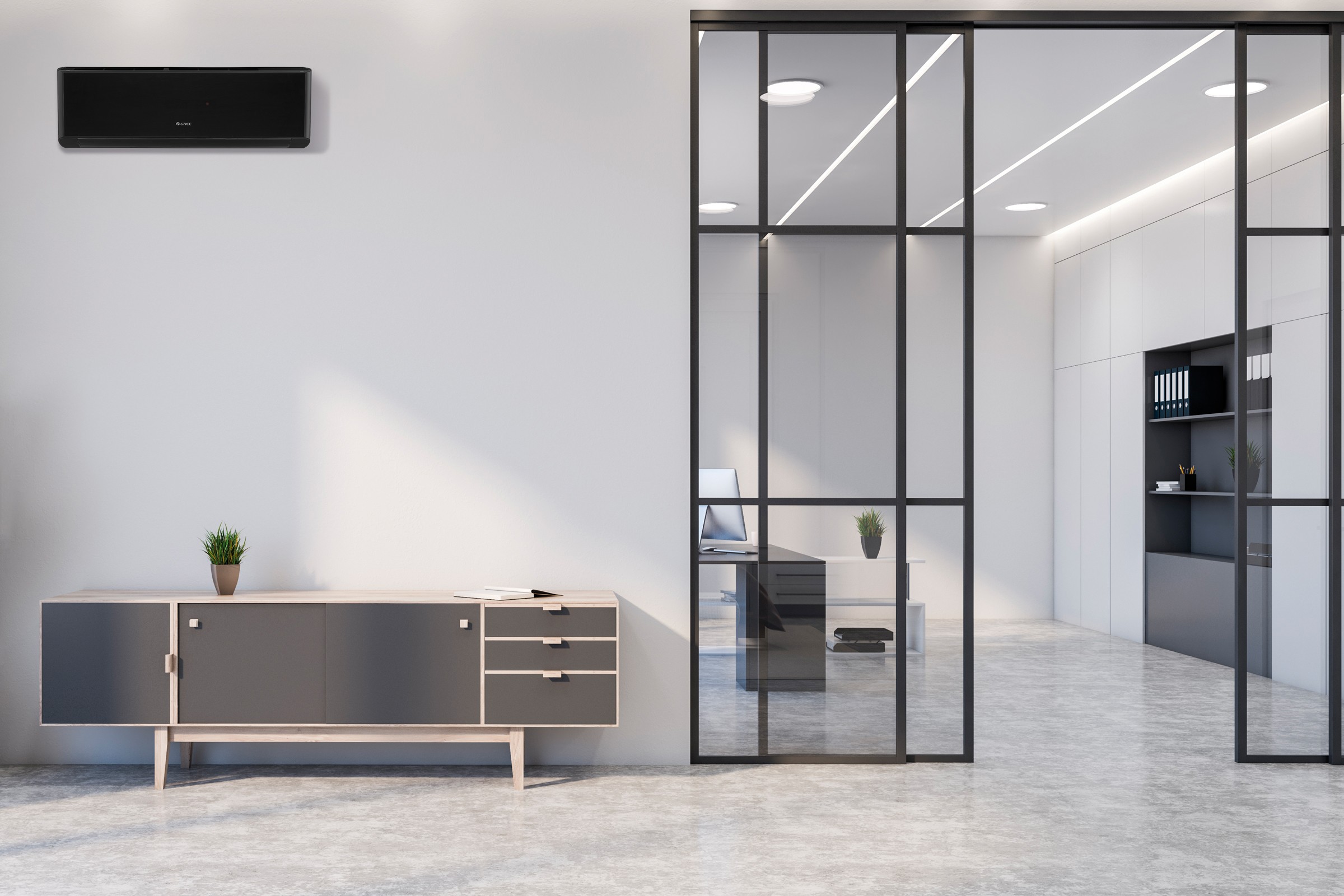 Zdjęcie pomieszczenia z zamontowaną klimatyzacją przez TECHAIR