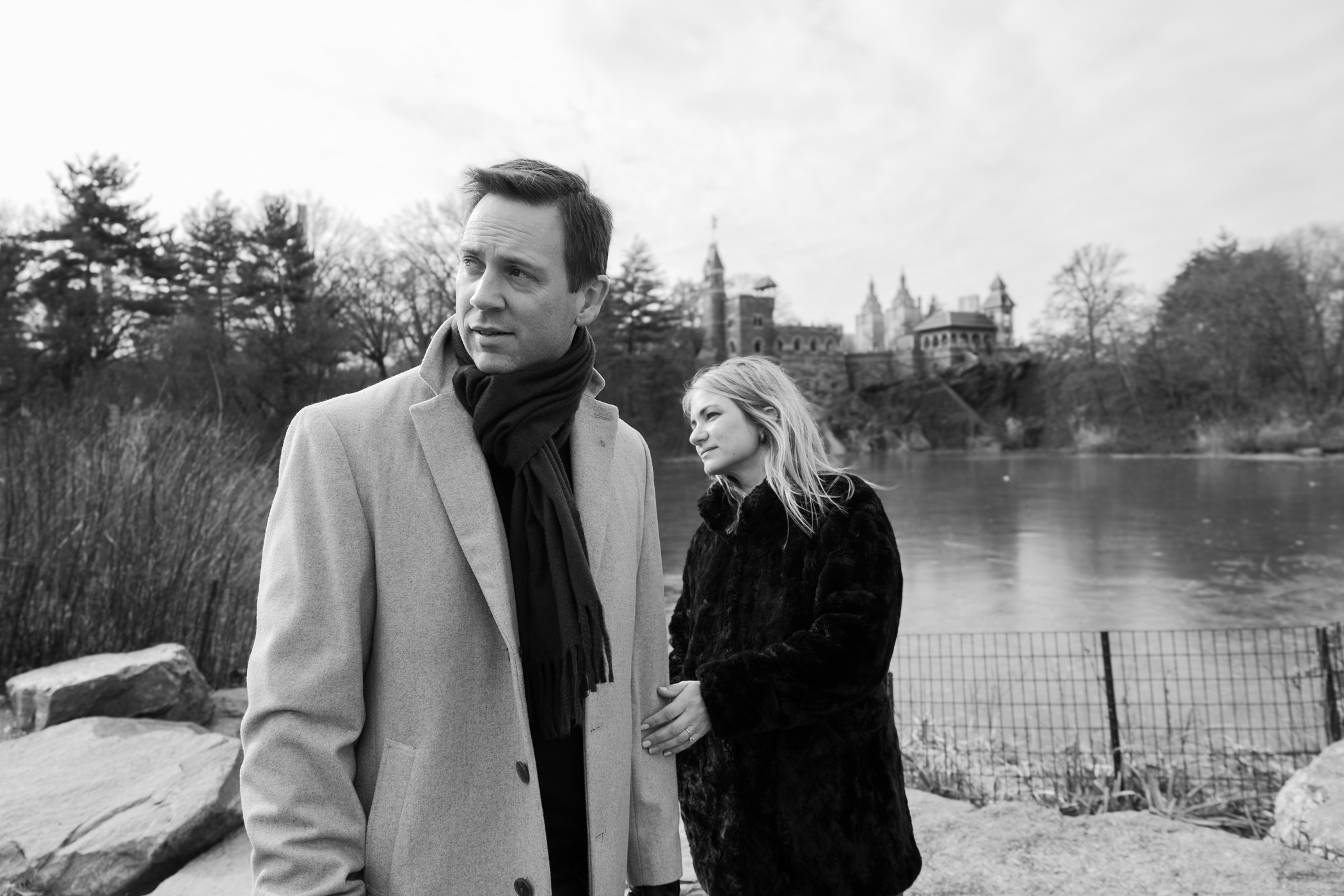 black-and-white-couple-portrait-nature-katt-jones-photography