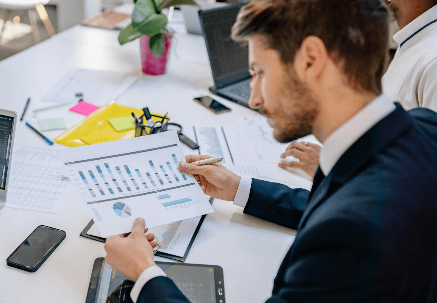 Business consultation meeting