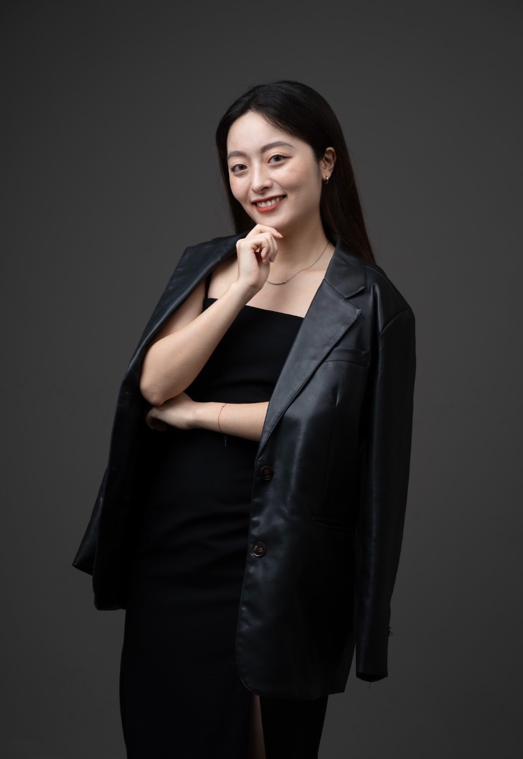 Portrait of portfolio creator – front view