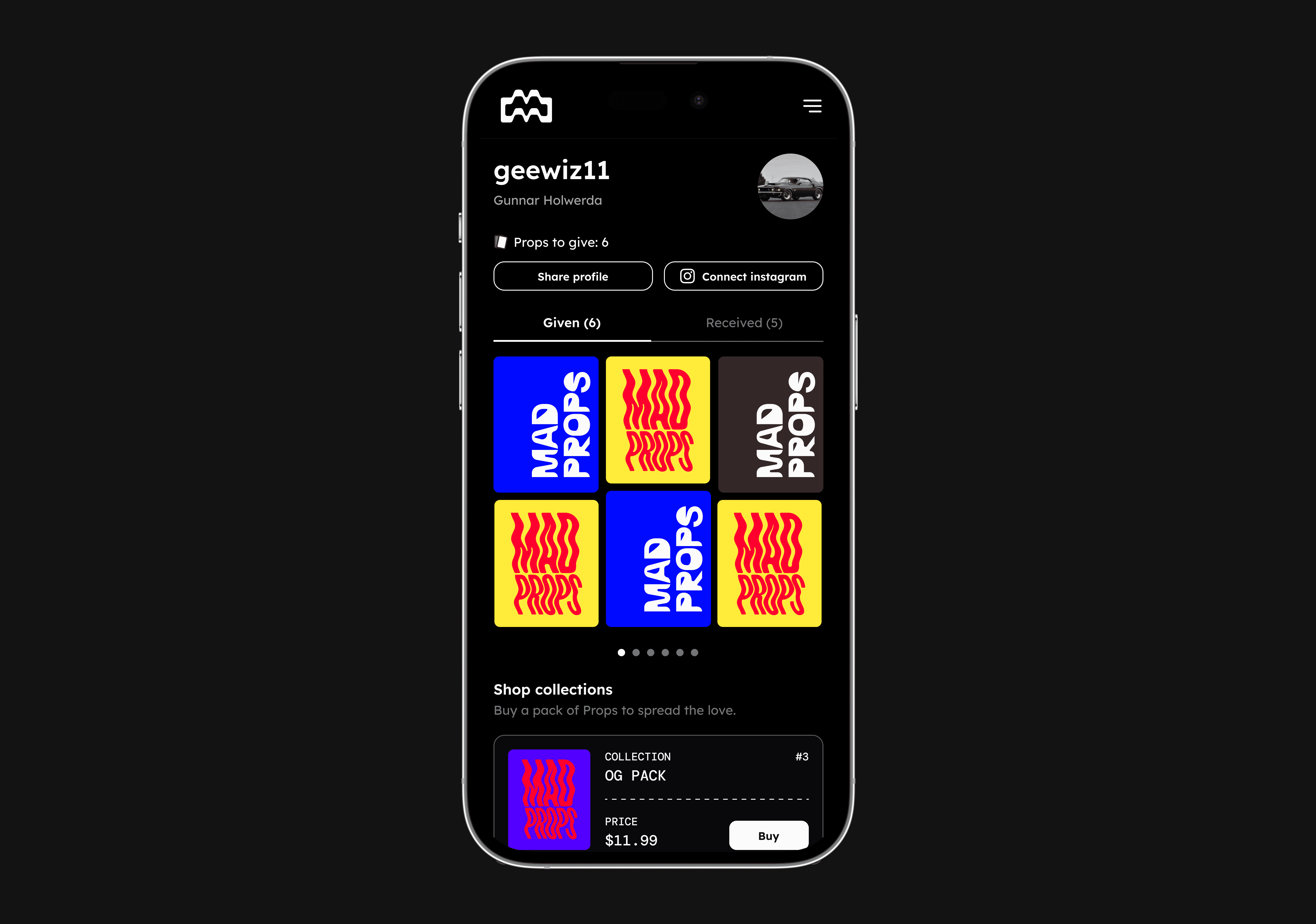 Homescreen with open bottom drawer