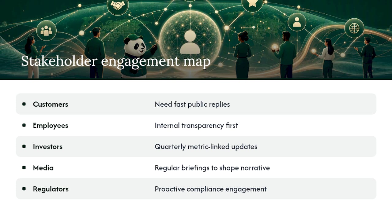 Stakeholder Analysis and Engagement Strategy — overview diagram