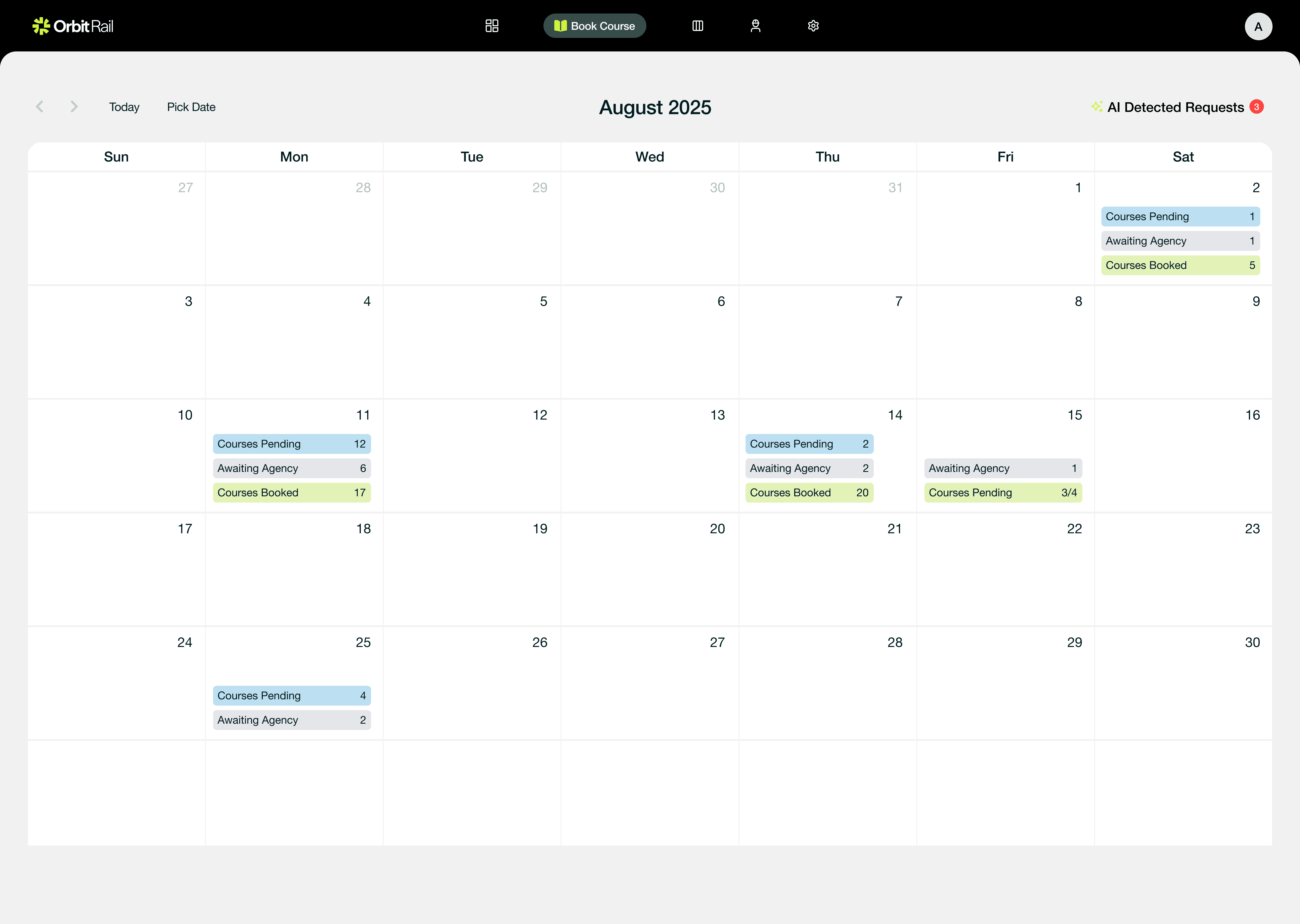 mobile app where a reciept is sorted