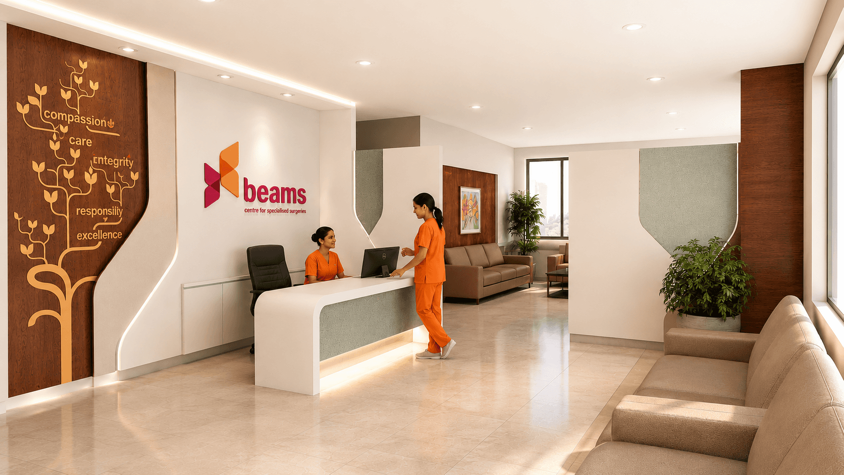 BEAMS Hospitals | Healthcare Brand Strategy & Identity System,
