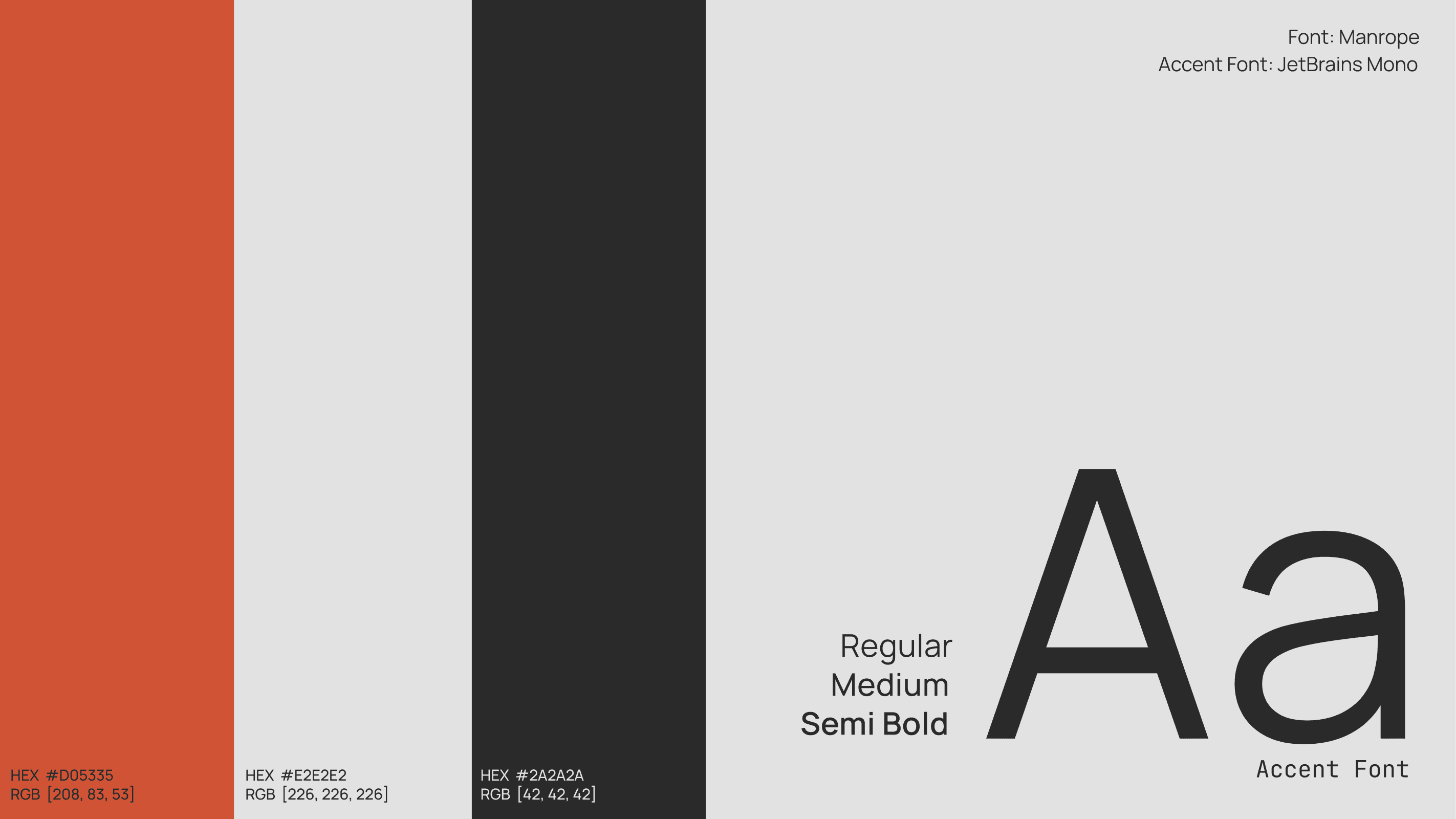 forkyou font and colours