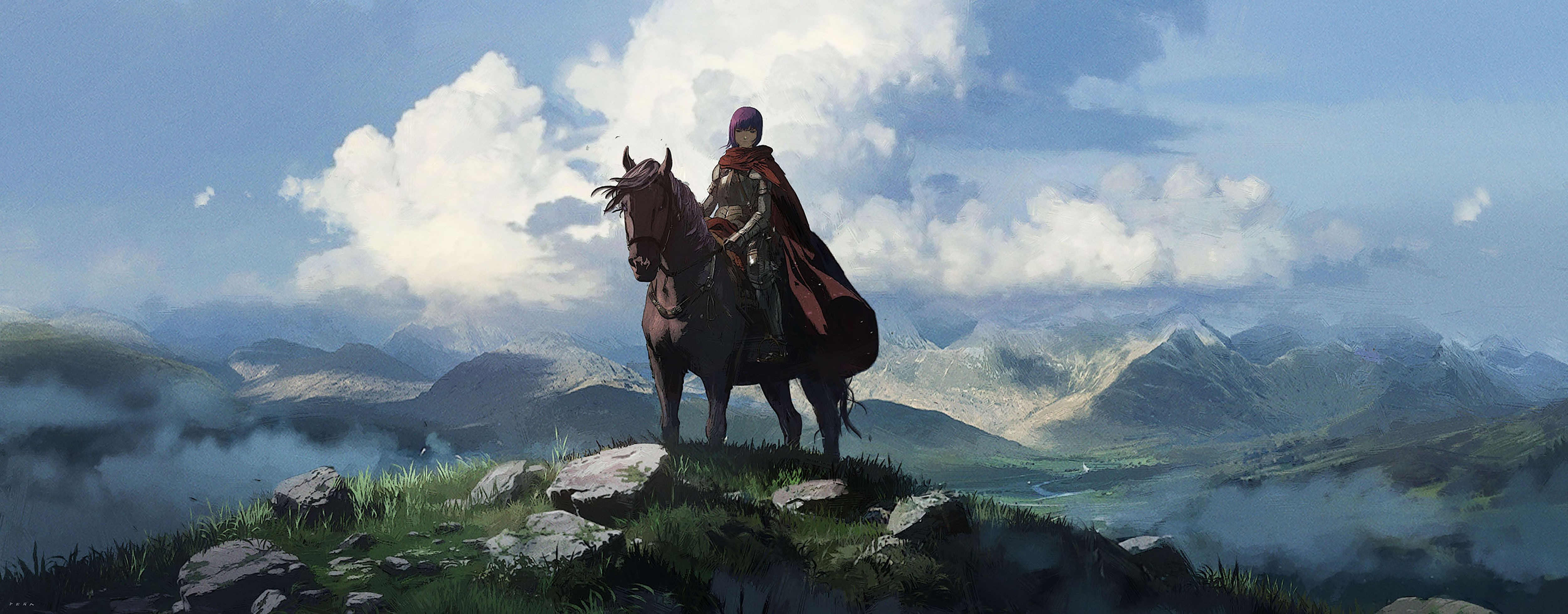 Tisanah visual development – environment concept exploring tone, silhouette and atmosphere