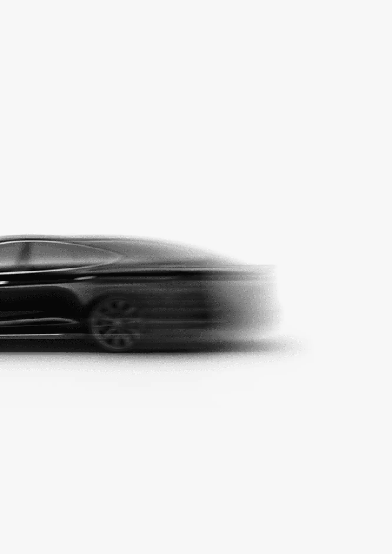 Audi Black and White Blur Effekt