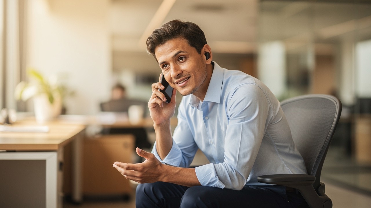 Sales professional actively listening and addressing concerns