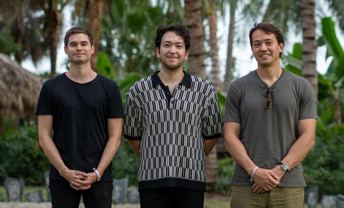 Phantom co-founders from left to right: Chris Kalani, Brandon Millman, Francesco Agosti