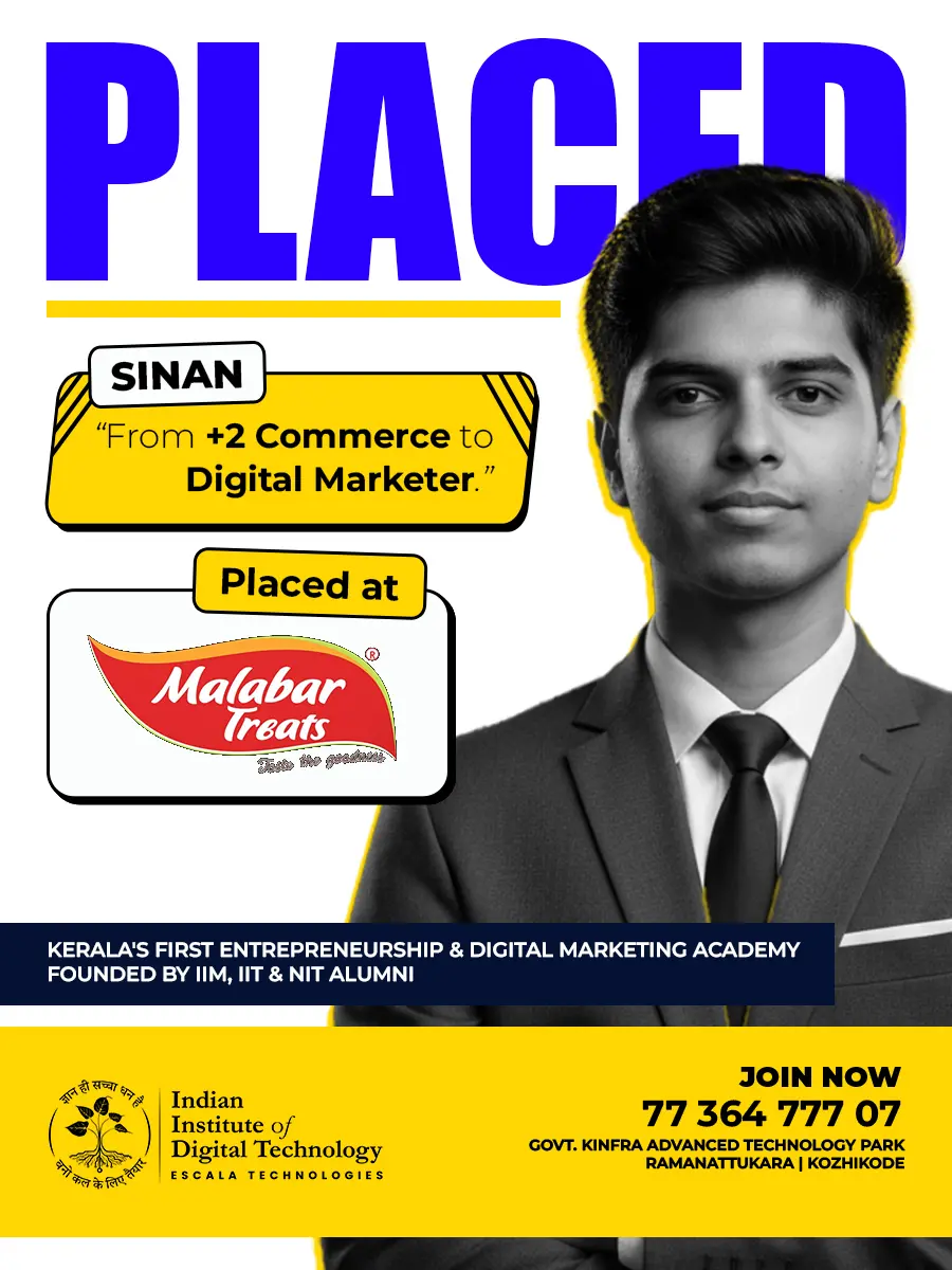 Success story of student placed at Glenearth Constructions from our academy Institute of Digital Technology Escala Technologies.