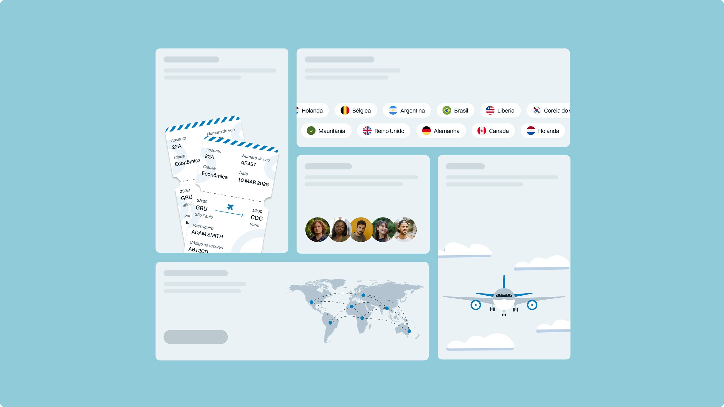Mockup do site da PH North