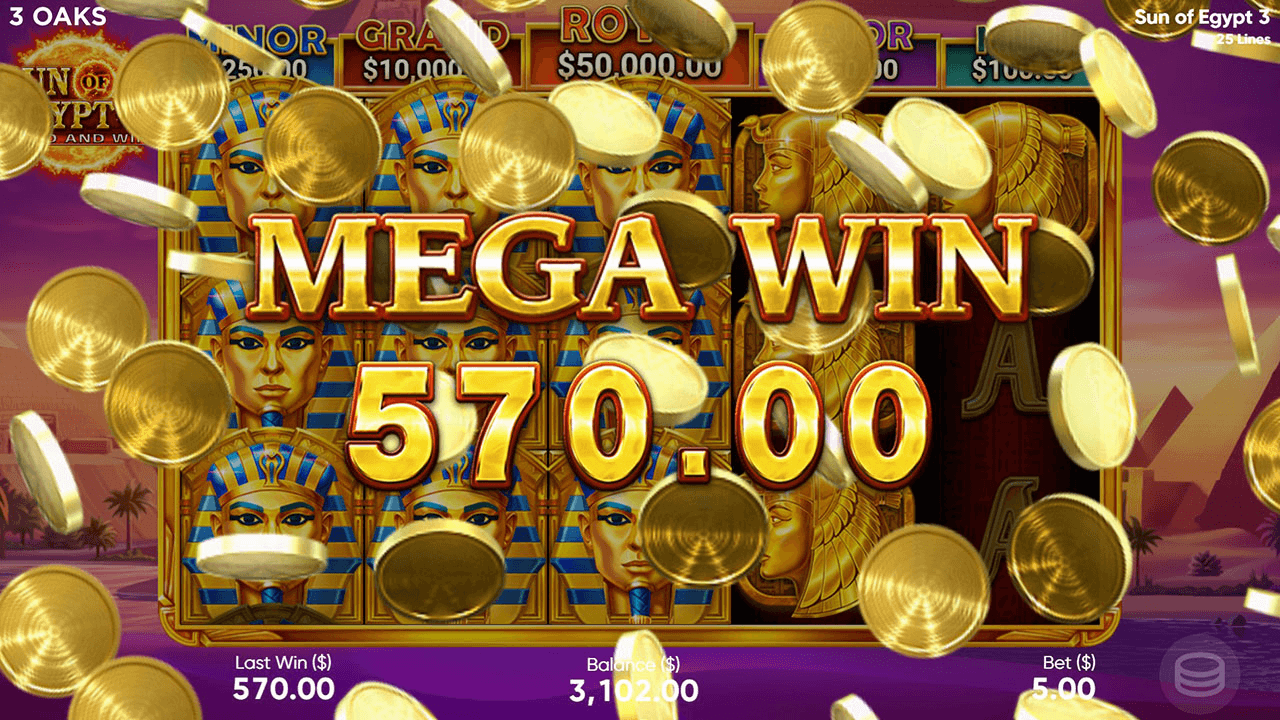Sun of Egypt 3 - visuel officiel 3 Oaks Gaming