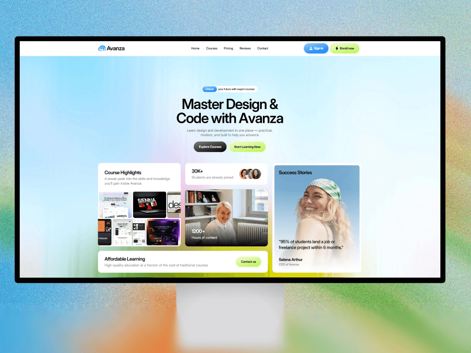 Top 12 Membership Website Templates - Avanzaa