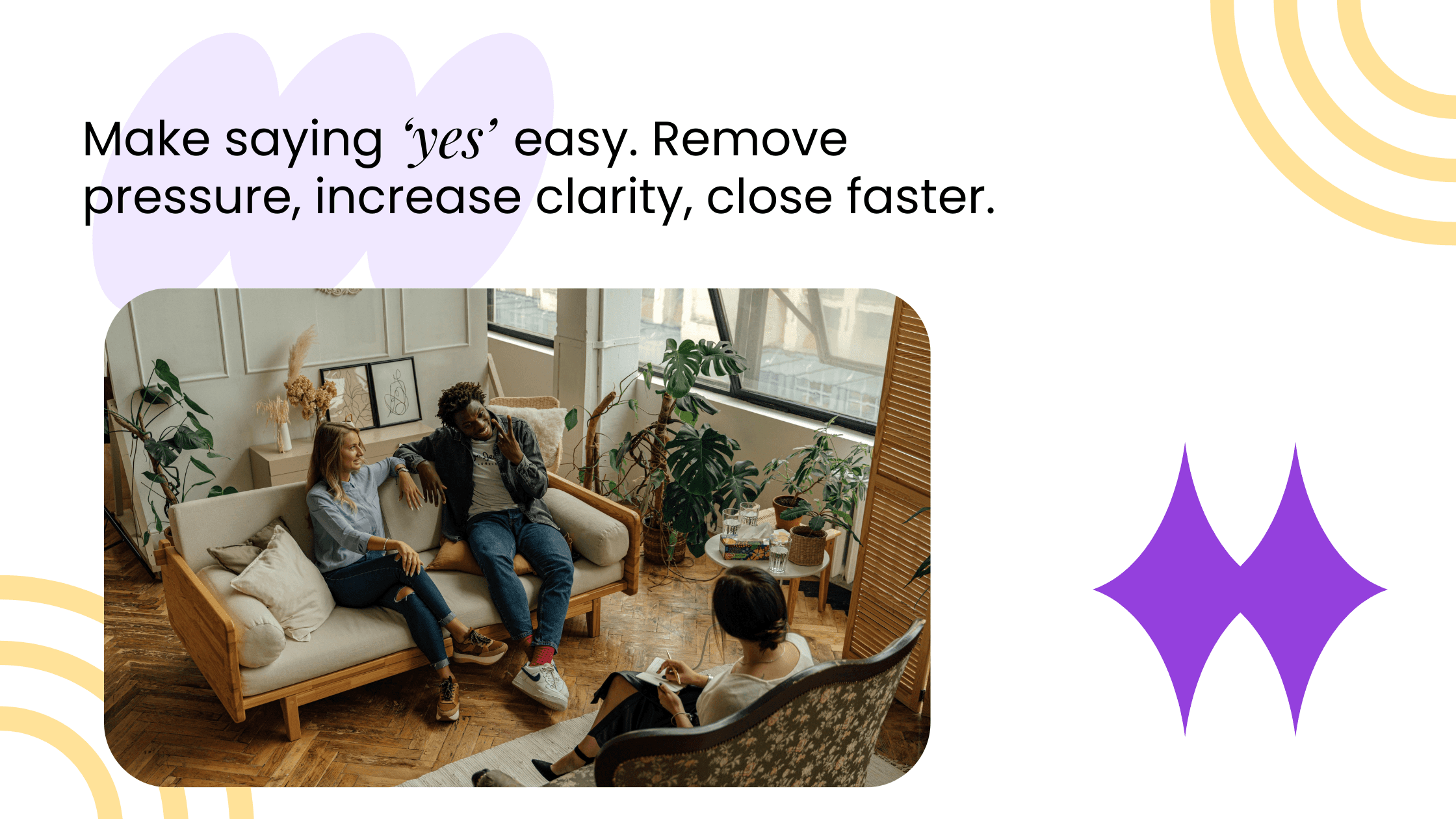 Coach simplifying the sales conversation, removing pressure and increasing clarity so prospects say yes faster.