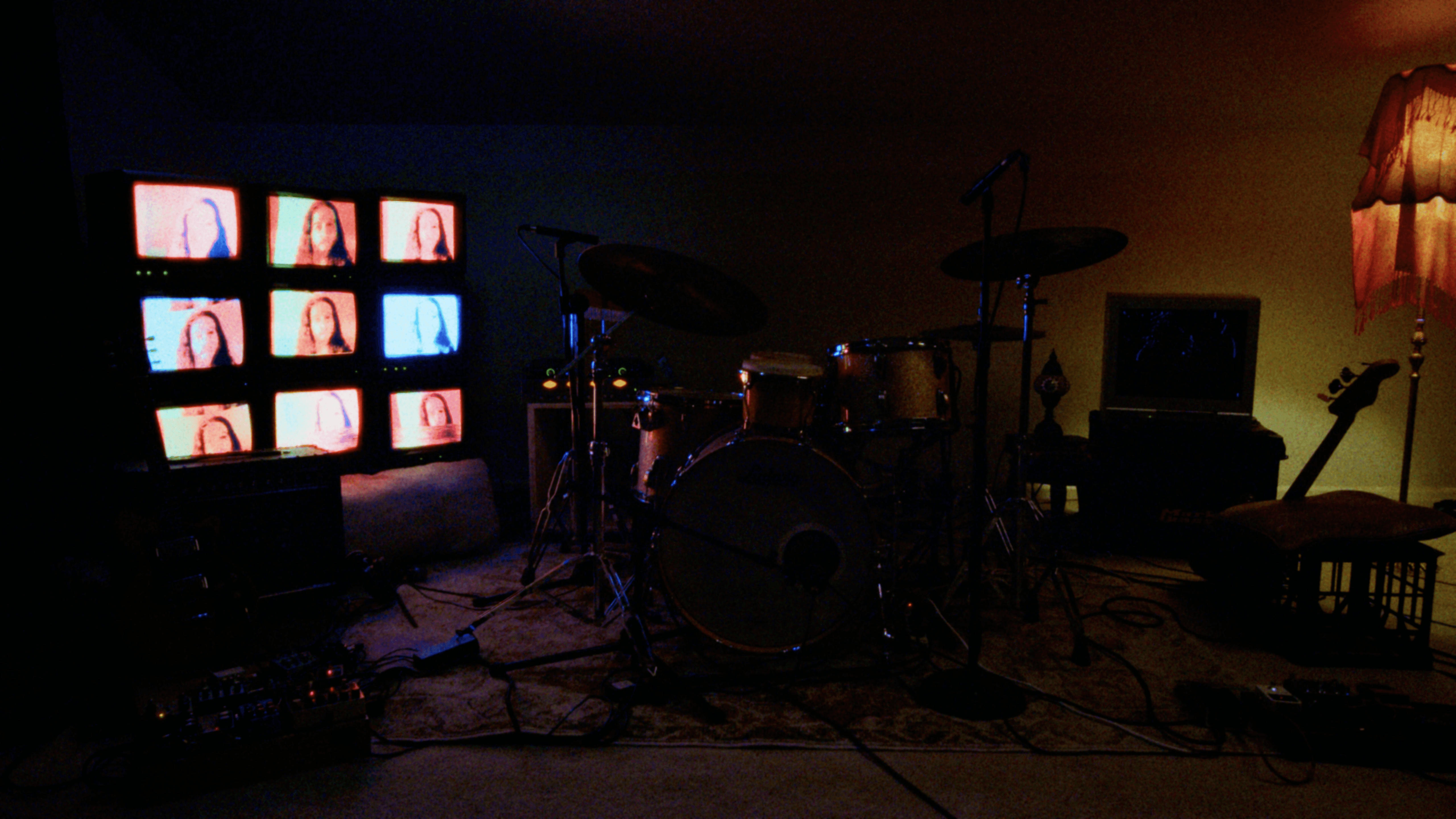 CRT TV video installation for Almost Toast