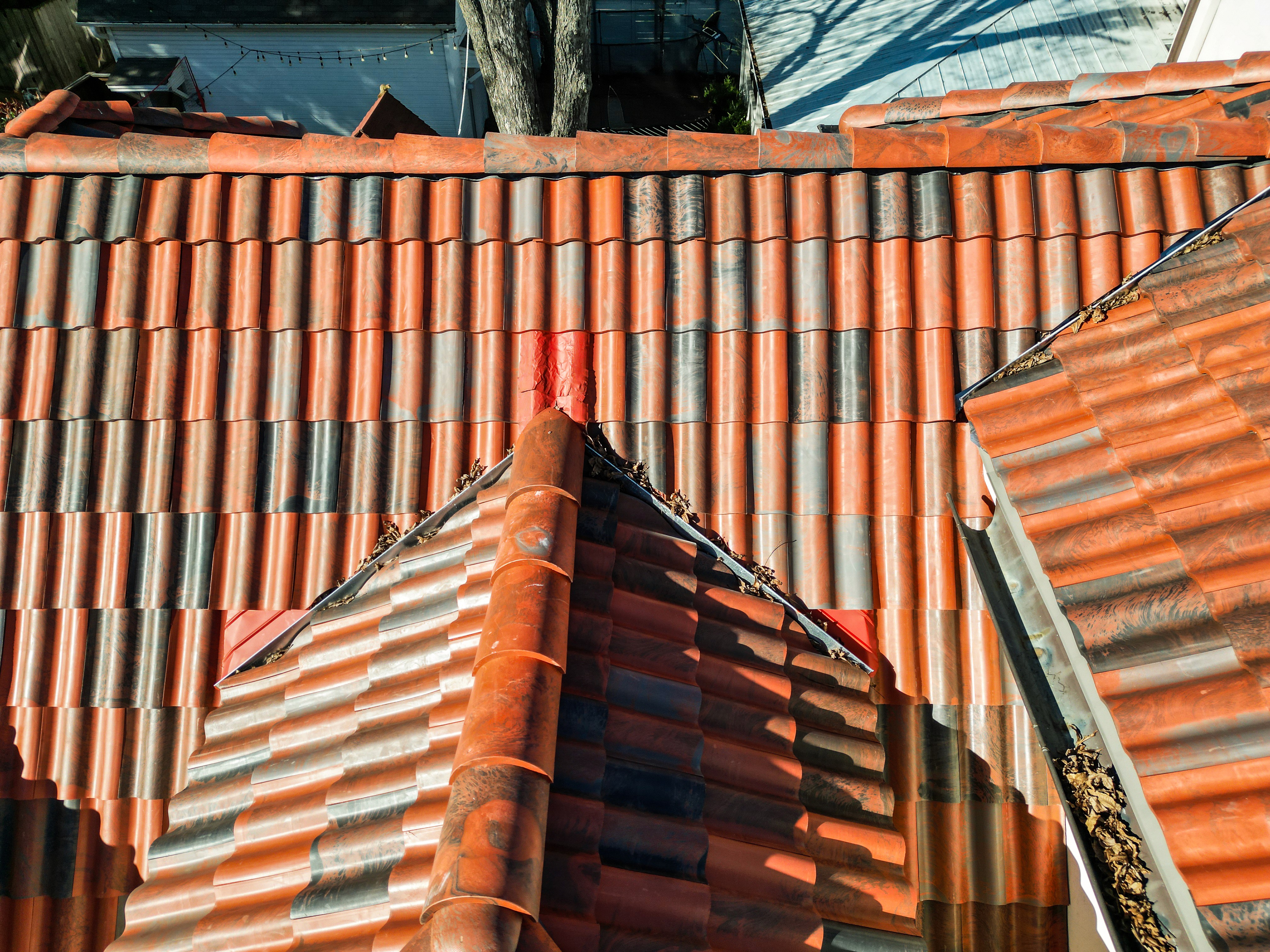 close up of Brava roof tile