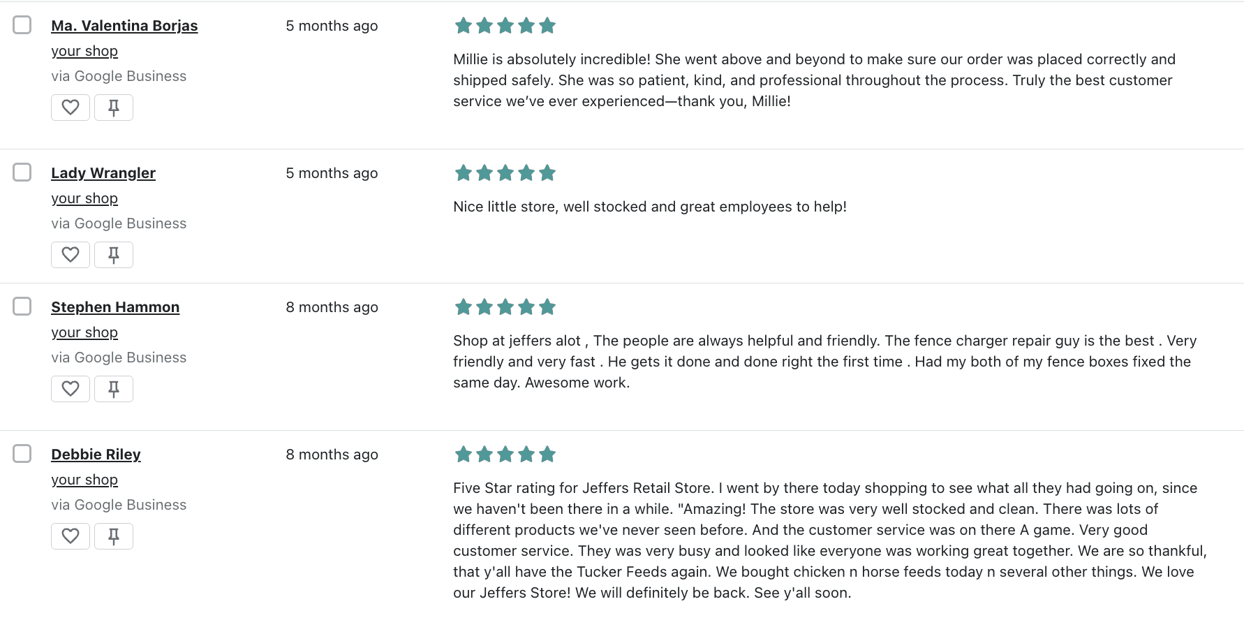 jeffers pet google business