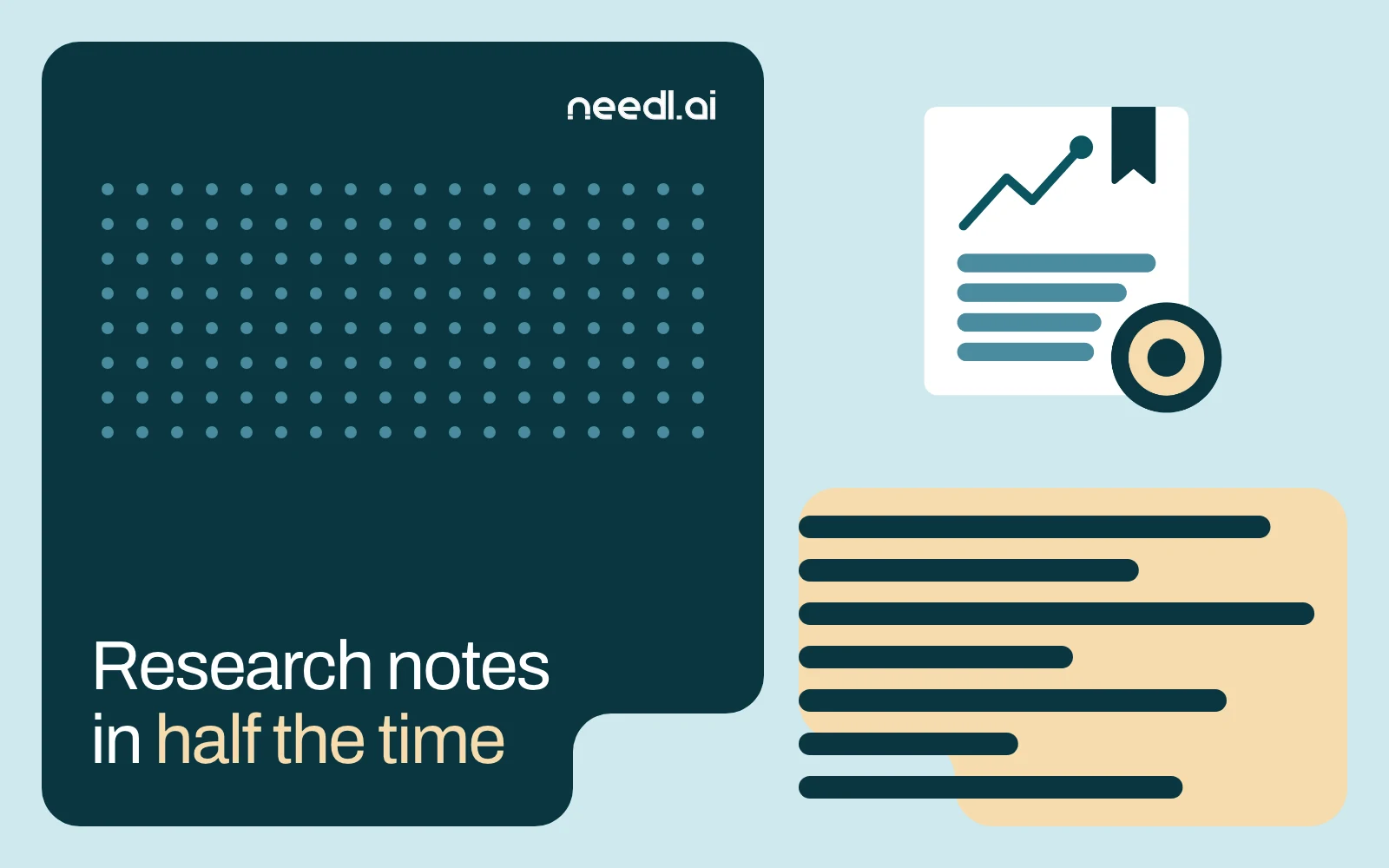 Cover: Research notes in half the time