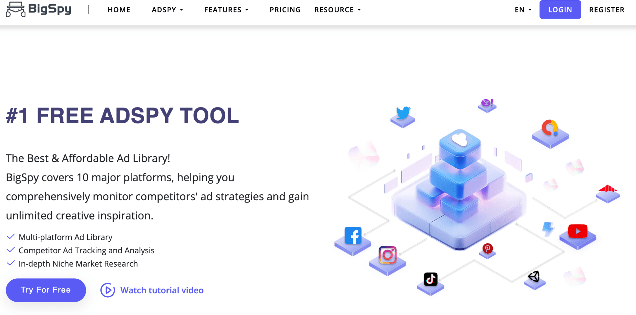 BigSpy free multi platform tool