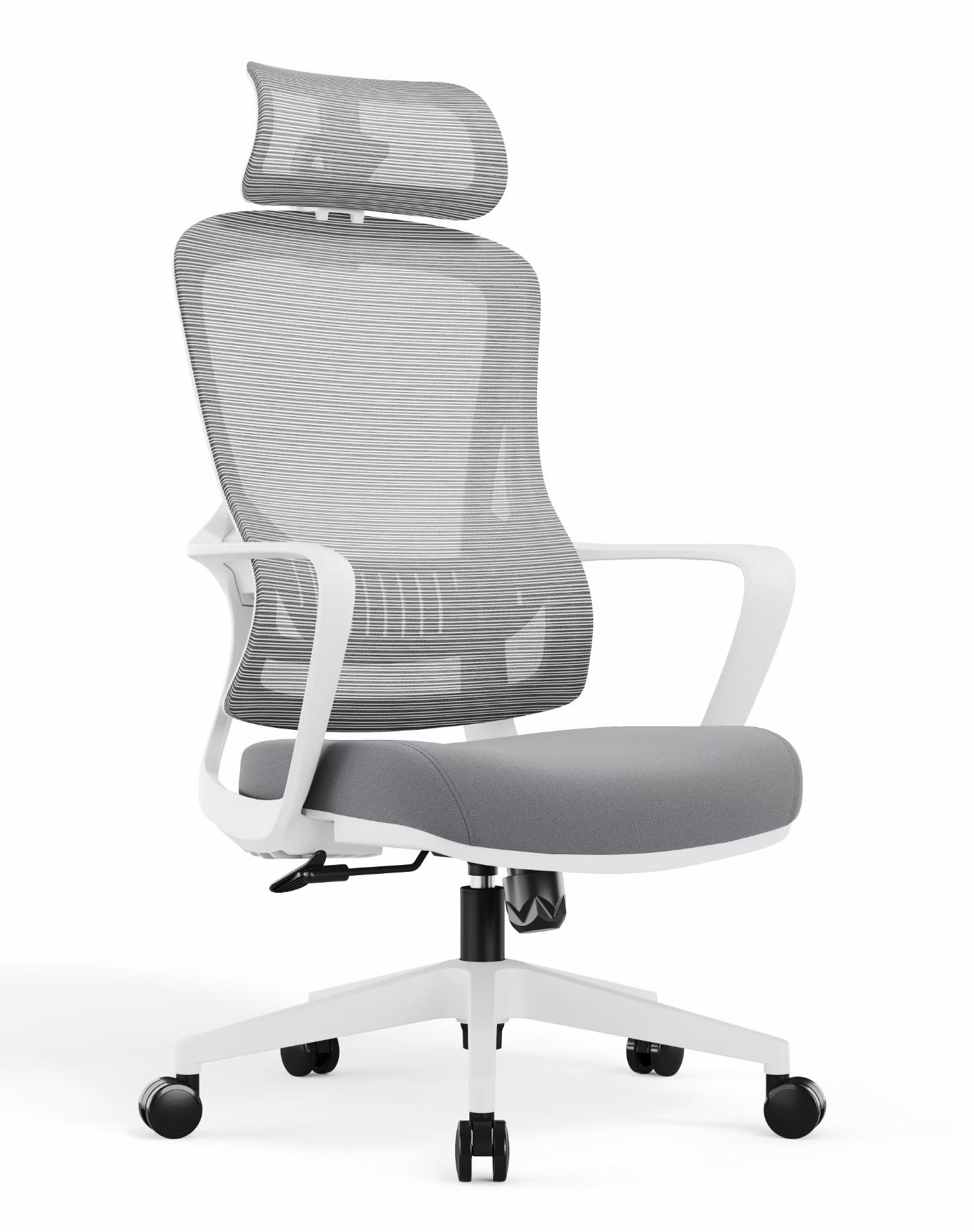 An office chair equiped with L118 backrest with headrest