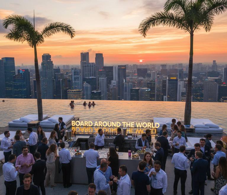 Man doing stunt at beach