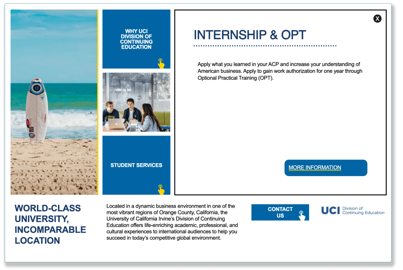 University of California, Irvine brochure page 1