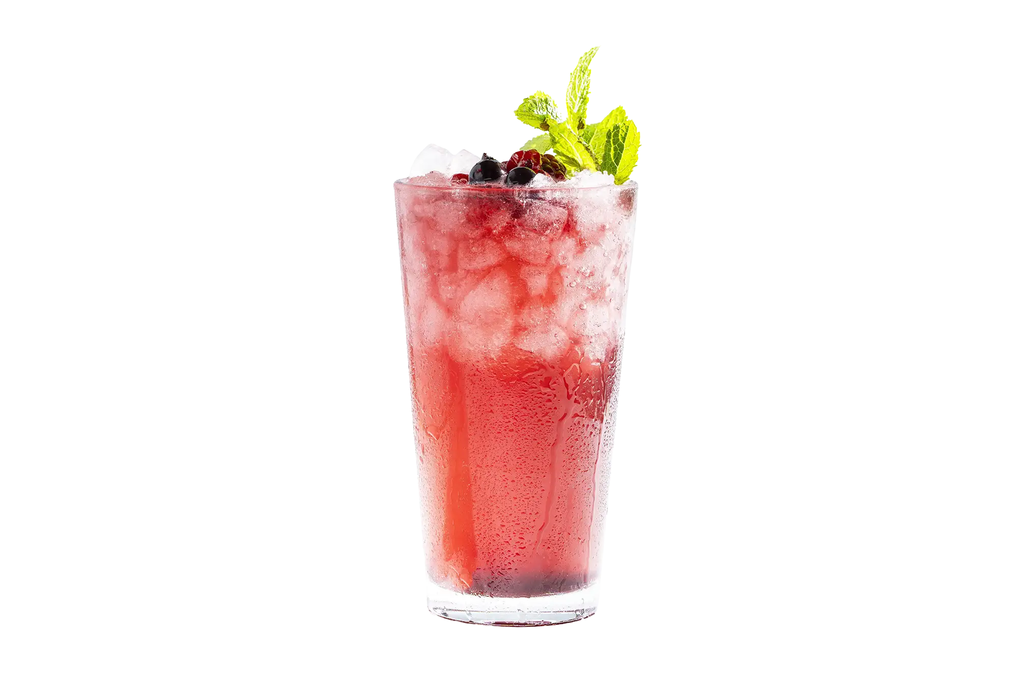 wild berry mint homemade drink