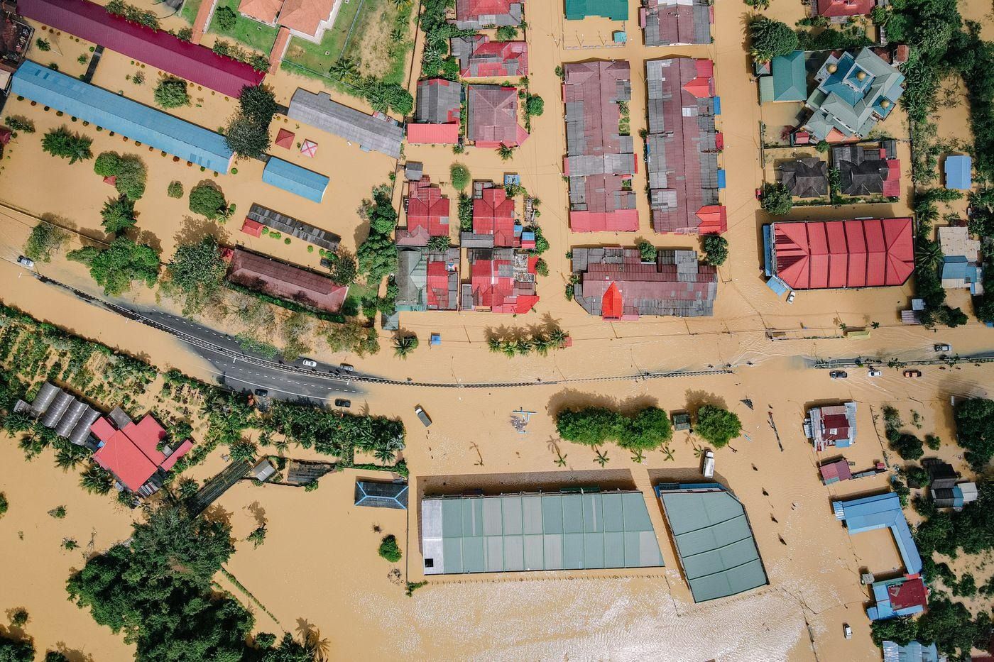 High-risk flood zones are not only near coastlines. Flooding can reach any low or poorly drained area.