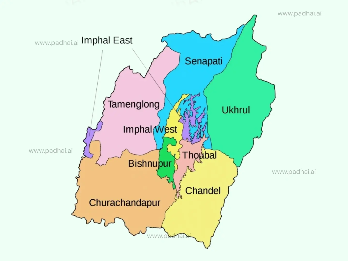 Map of Manipur