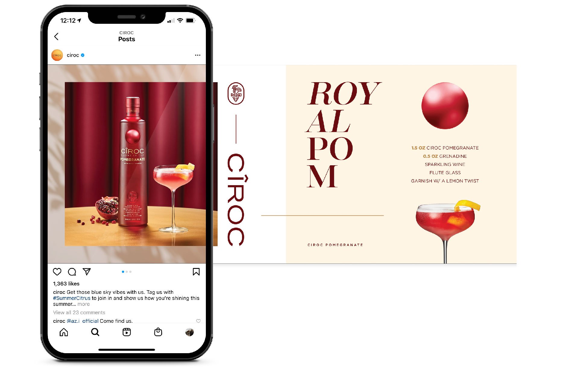 CÎROC Pomegranate US Launch