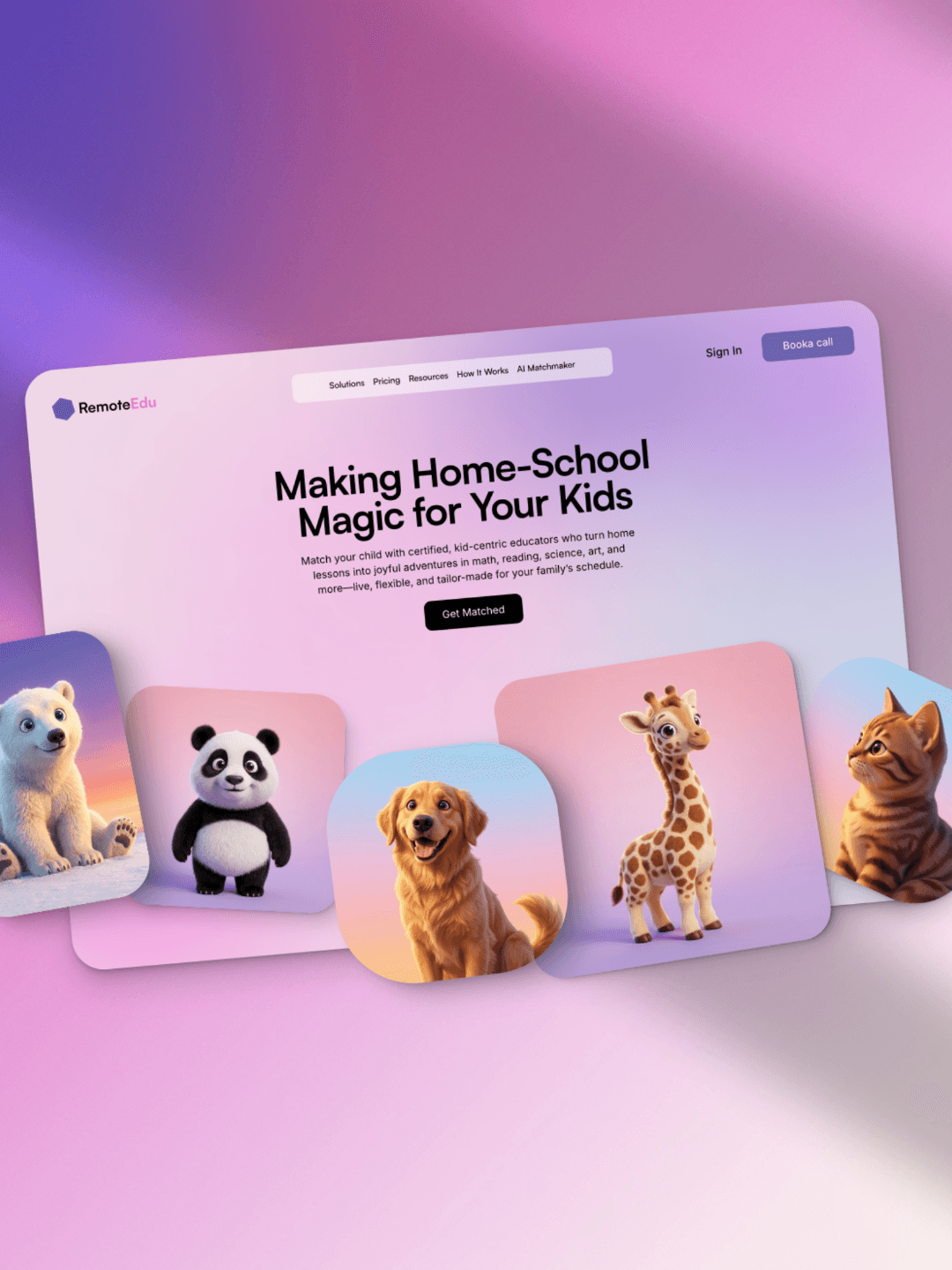 Close-up of joshua tree branches against a clear sky.