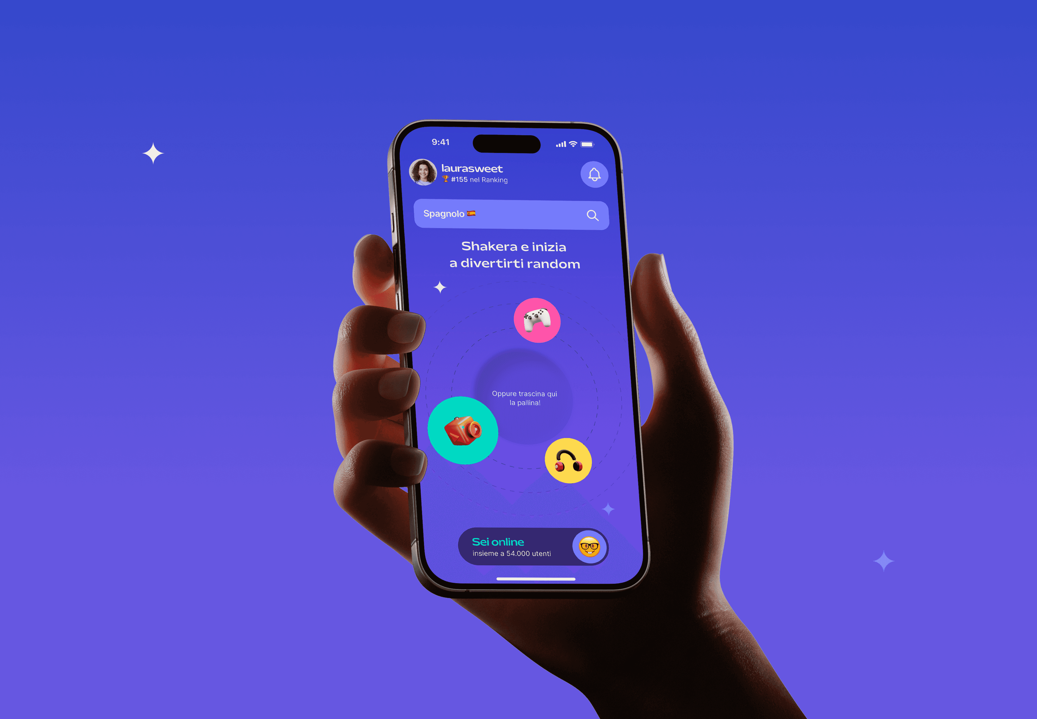 Mockup of a Talkwithme homepage overview