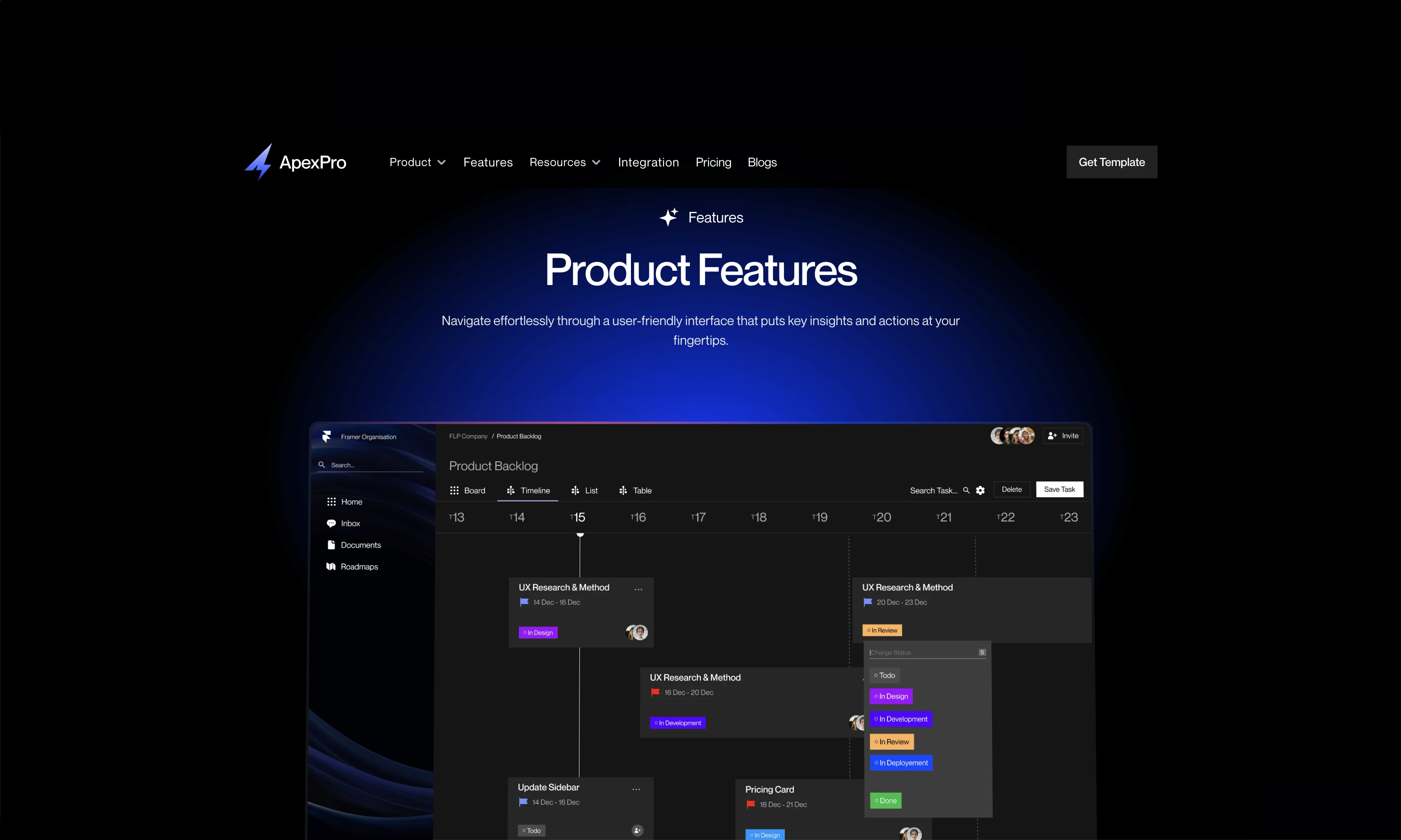 Framer Website Template