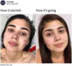 Curology static ad: how it started, how it's going