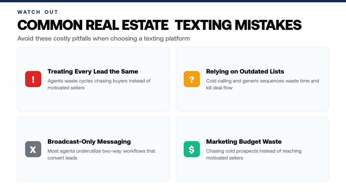 Best Real Estate Texting Platforms — warning-callouts