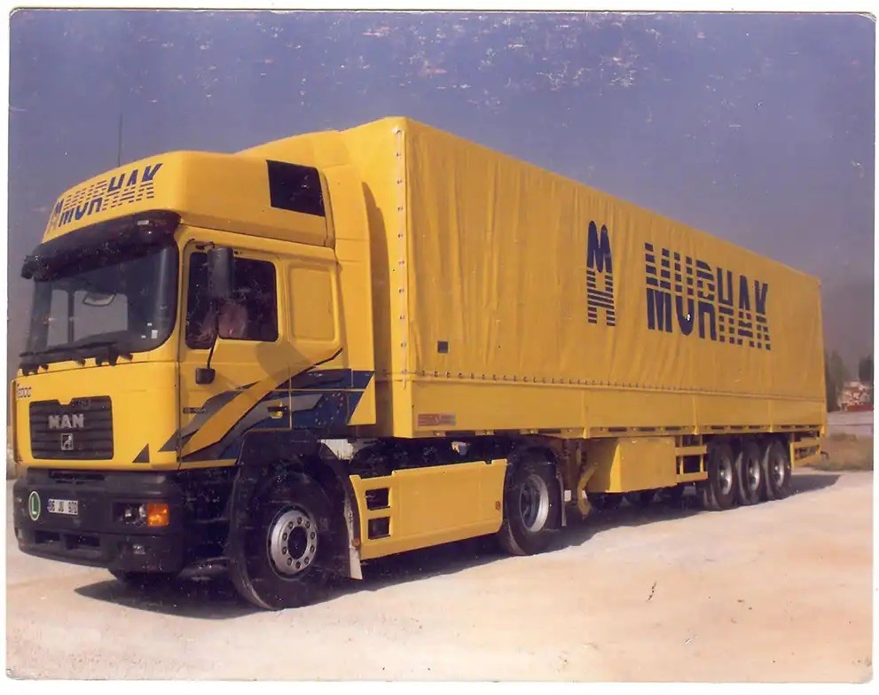 Truck parked in front of Warehouse