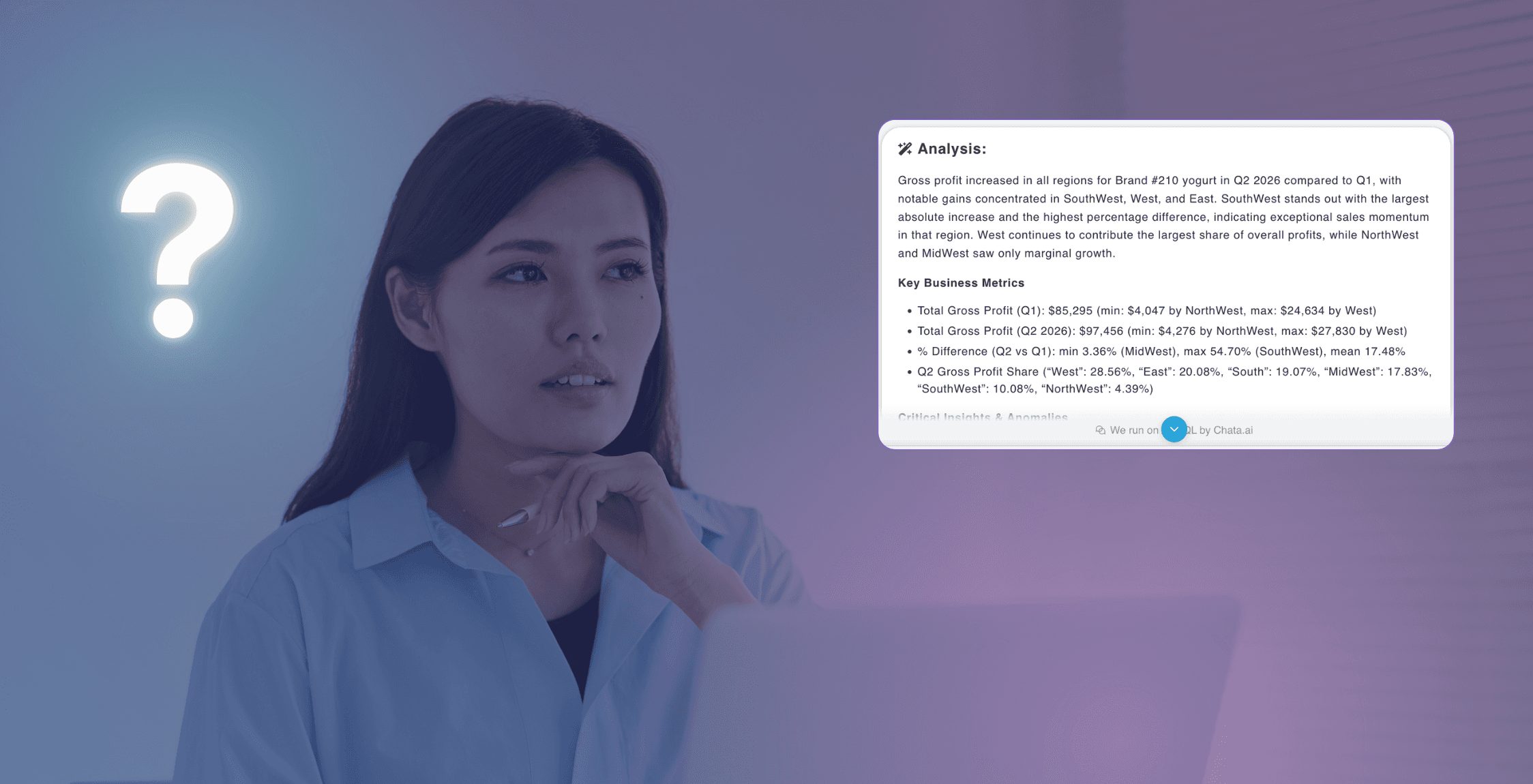What Is the Right Job for an LLM in Business Analytics?