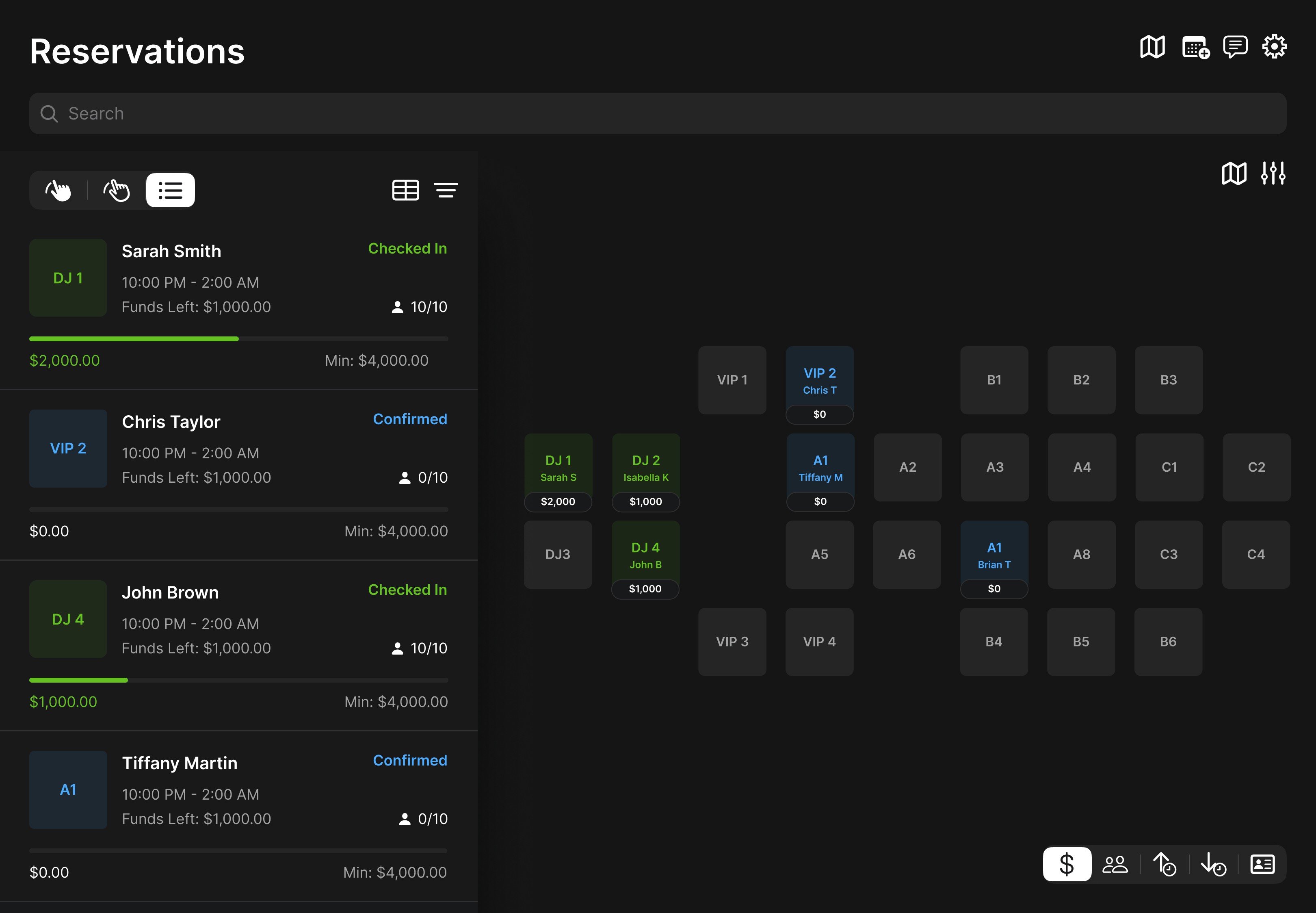 Image of the software user interface