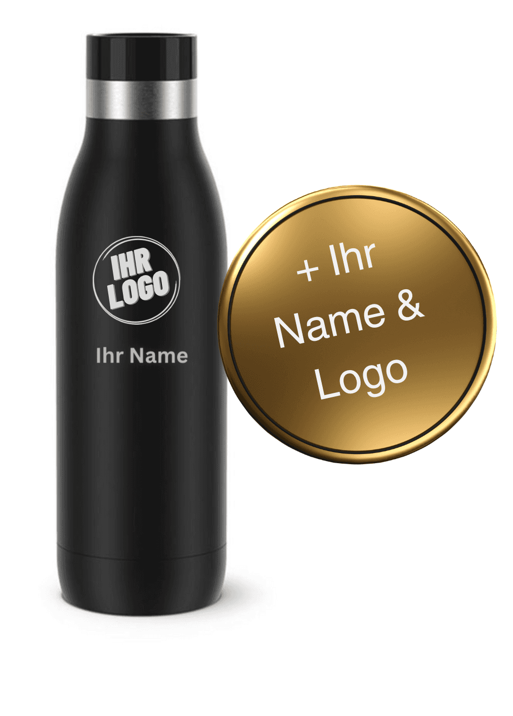 Bludrop-schwarz mit Gravur