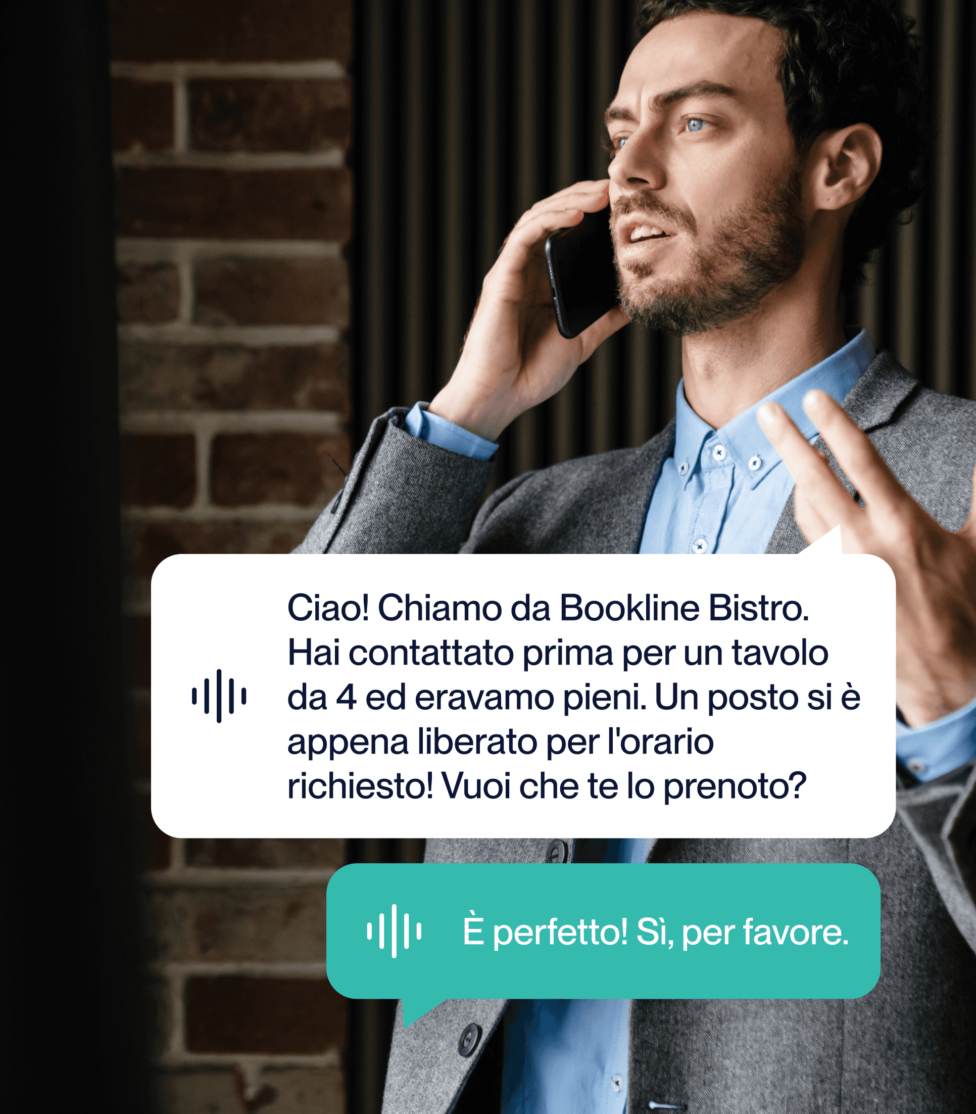 Man talking on the phone