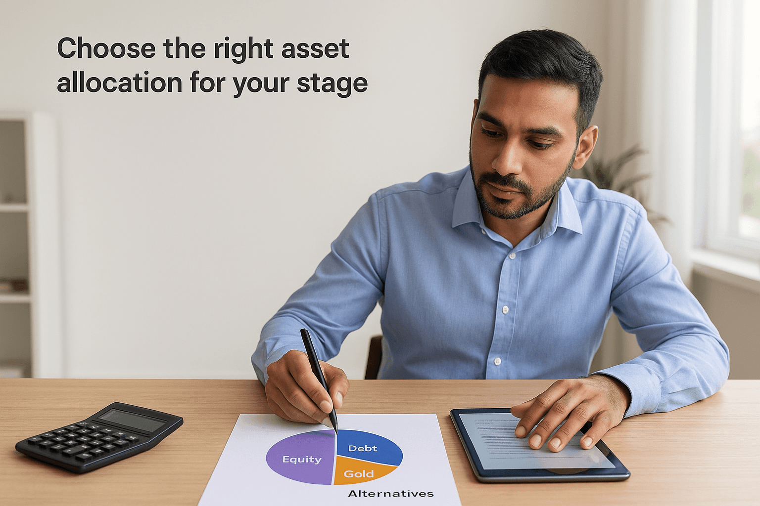 Choose the right asset allocation for your stage
