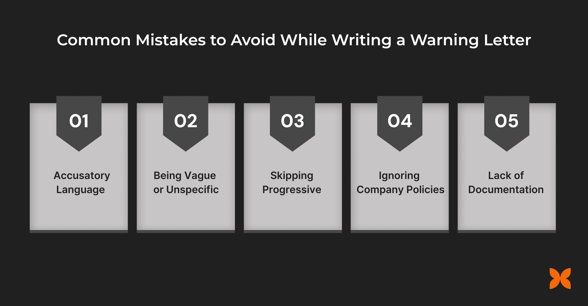 Common Mistakes to Avoid While Writing a Warning Letter