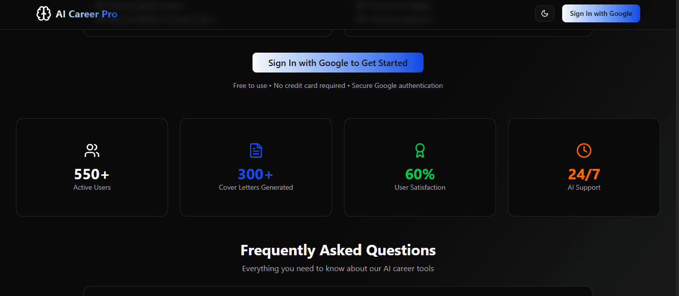Challenge for AI Career Pro