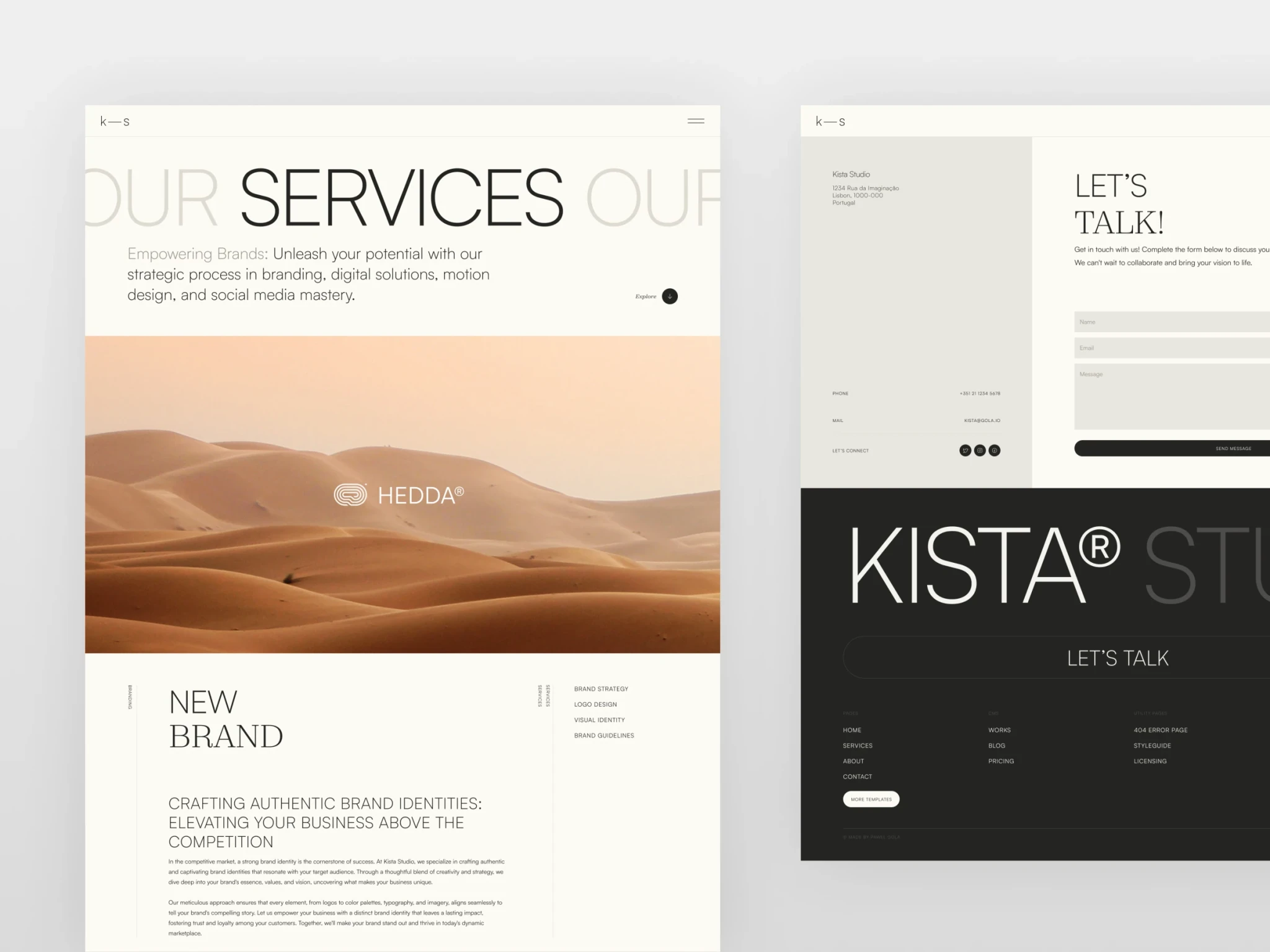 Kista - Agency Website Template - Gallery Image #4